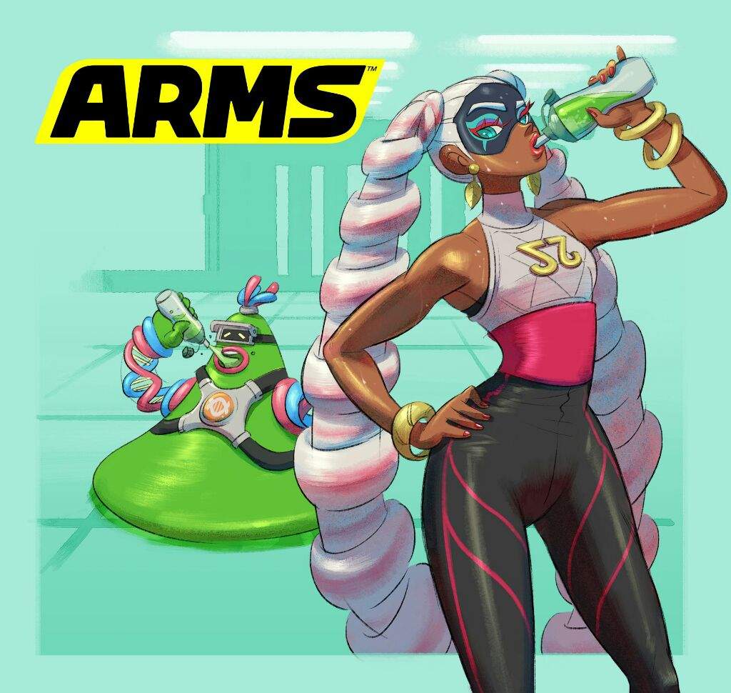 Arms New Helix And Twintelle Official Artwork Nintendo Switch Amino