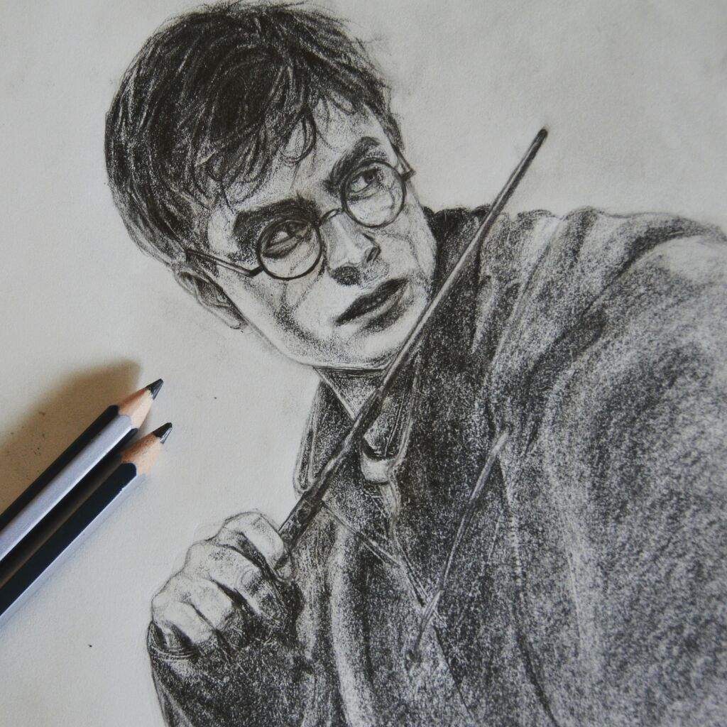 Realistic Harry Potter pencil drawing Harry Potter Amino