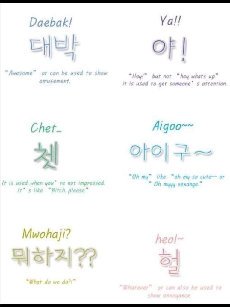 Korean Vocab And Questions | Korean Language Amino