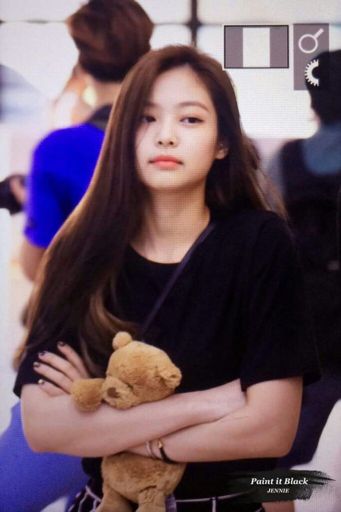 Jennie loves her teddy bear too much she carries it around with her and ...