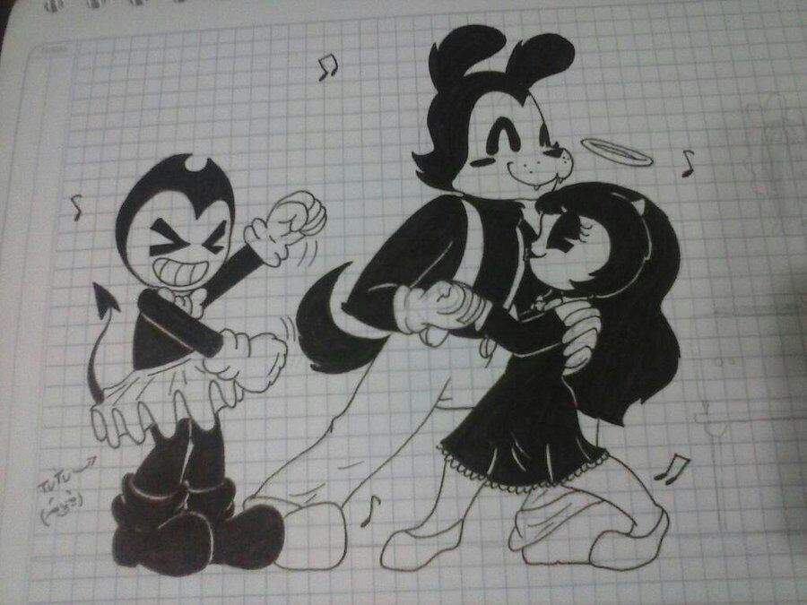 Why I Love Boris X Alice Bendy And The Ink Machine Amino