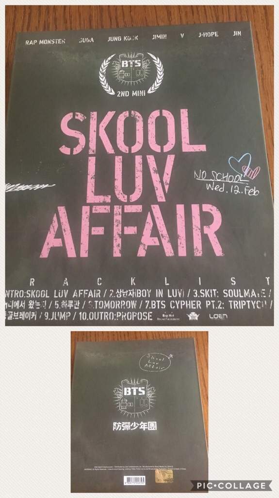 Unboxing Skool Luv Affair 2nd Mini Album Army S Amino