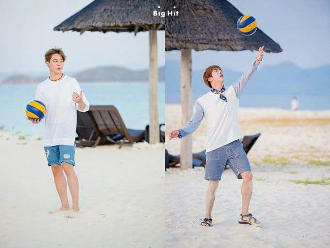 Bts playing volleyball | ARMY's Amino