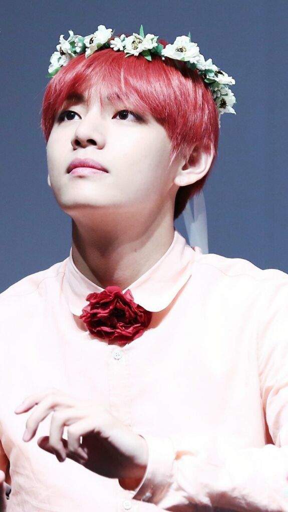 Tae's red hair | ARMY's Amino