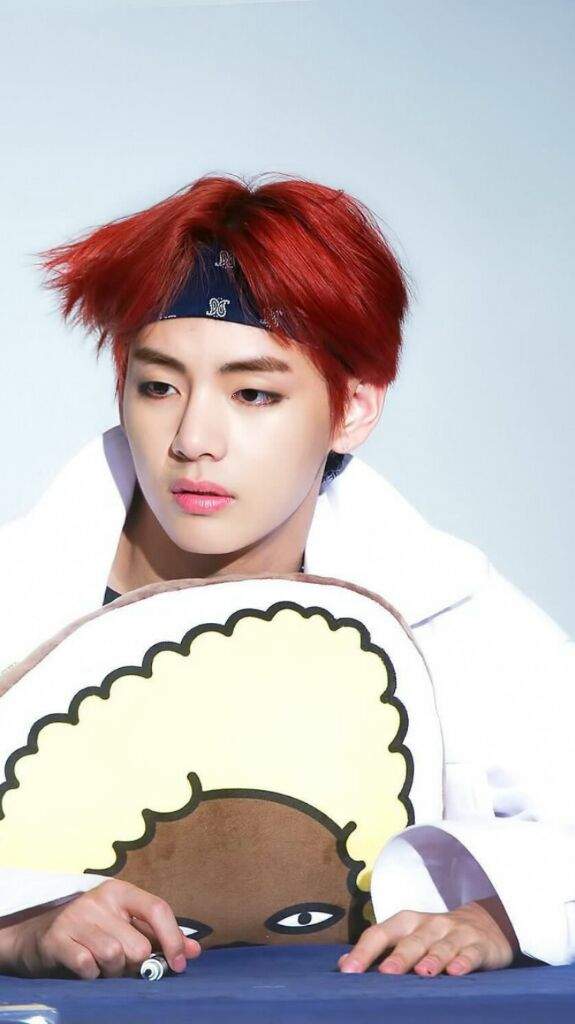 Tae's red hair | ARMY's Amino