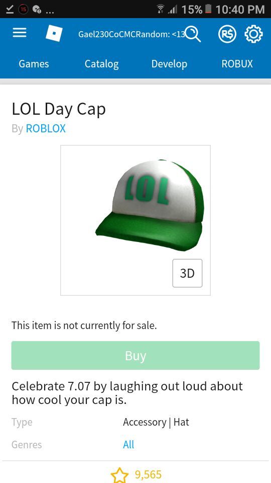 LOL Day Cap | Wiki | 🌀Roblox Amino en Español🌀 Amino