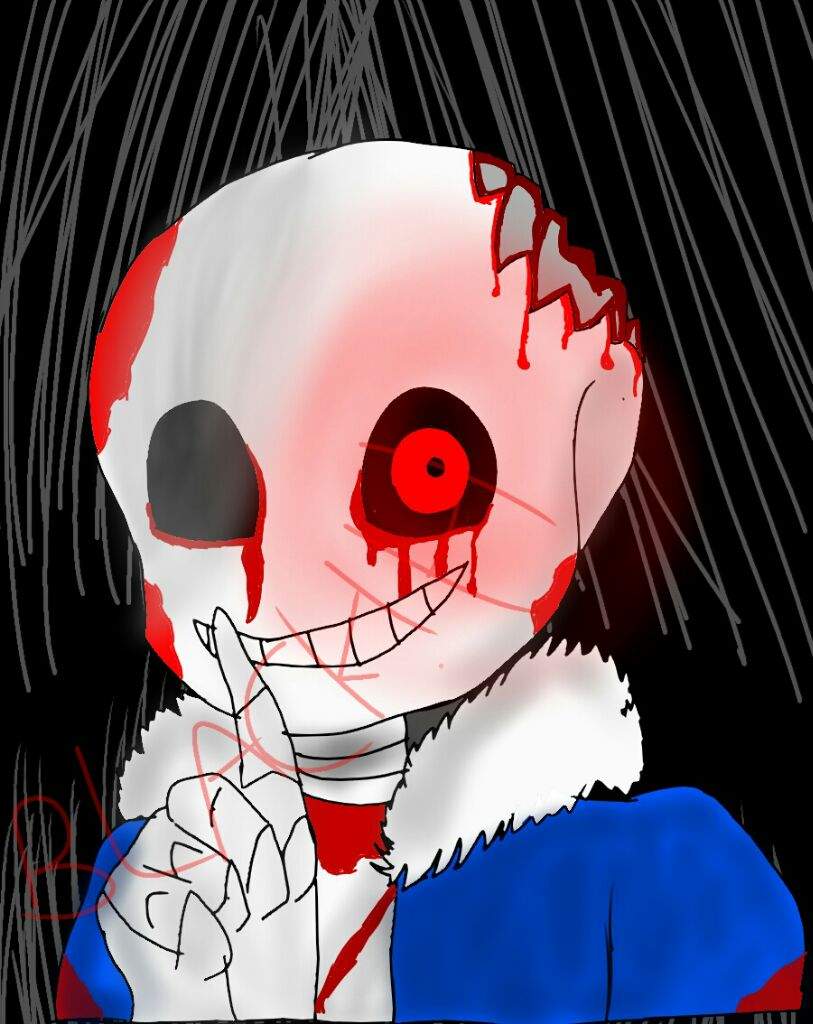 Horror Sans Dibujo Digital | Undertale Español Amino