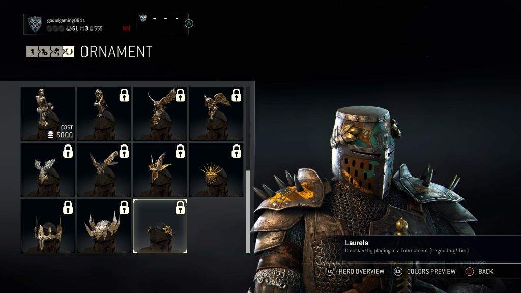 All Legendary Tier Tournament Ornaments For Honor Amino