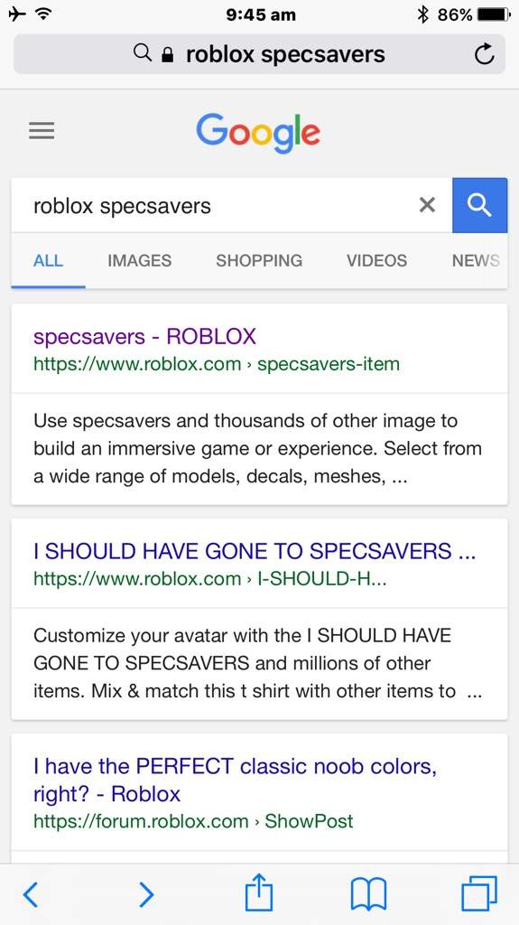 Shoulda Gone To Specsavers Roblox Amino - classic roblox avatar colors