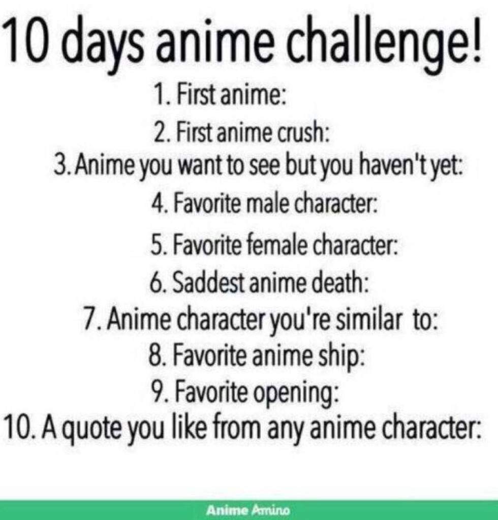 10 Days Anime Challenge, Day 10 | Anime Amino