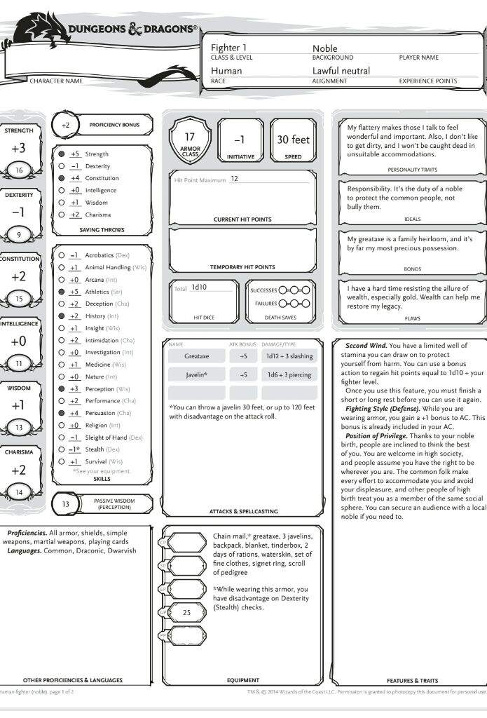 Dnd 5e character builder app - locedbrains