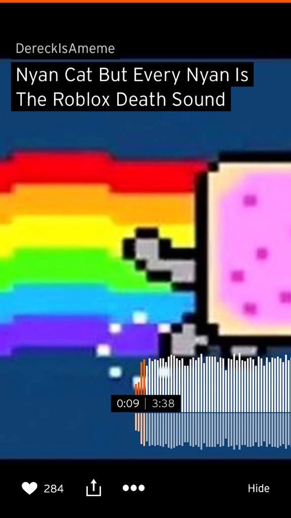 Roblox Soundcloud In A Nutshell Roblox Amino - nyan cat but every sound replaced with roblox oof