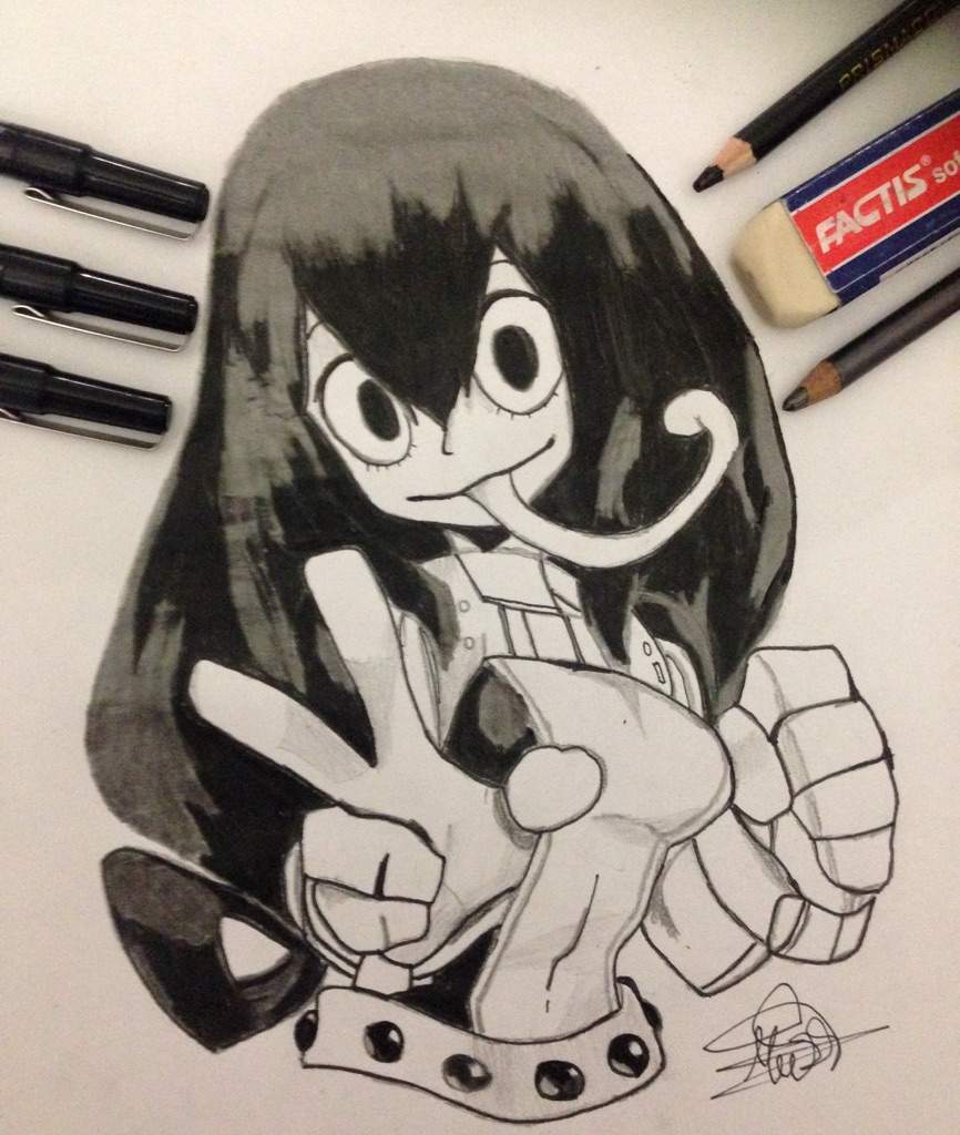 Boku No Hero Academia Asui Tsuyu Drawing Anime Amino