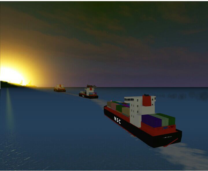 Shipping Lanes Msc Convoy To Little Port Roblox Amino