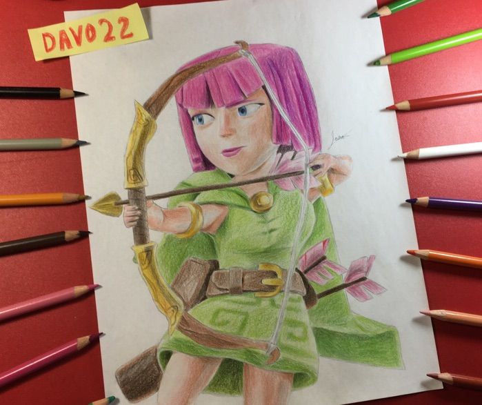 Dibujo De La Arquera De Clash Royale Y Clash Of Clans Davo22 Dibujarte Amino 1185