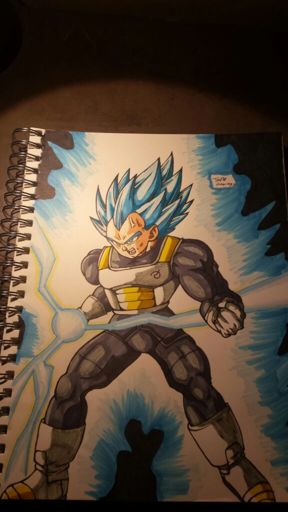 vegeta super saiyan 2 drawing