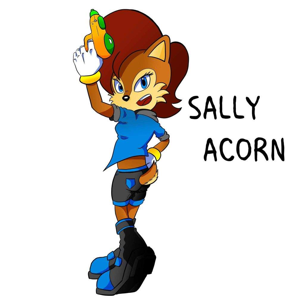 Sally Acorn IDW redesign (mock up) | Sonic the Hedgehog! Amino