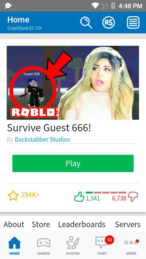 Clickbait Roblox Amino En Espanol Amino - roblox me convierto en el guest 666