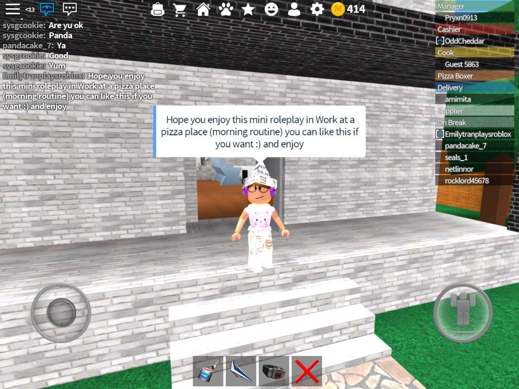 Work At The Pizza Place Morning Routine Roblox Amino