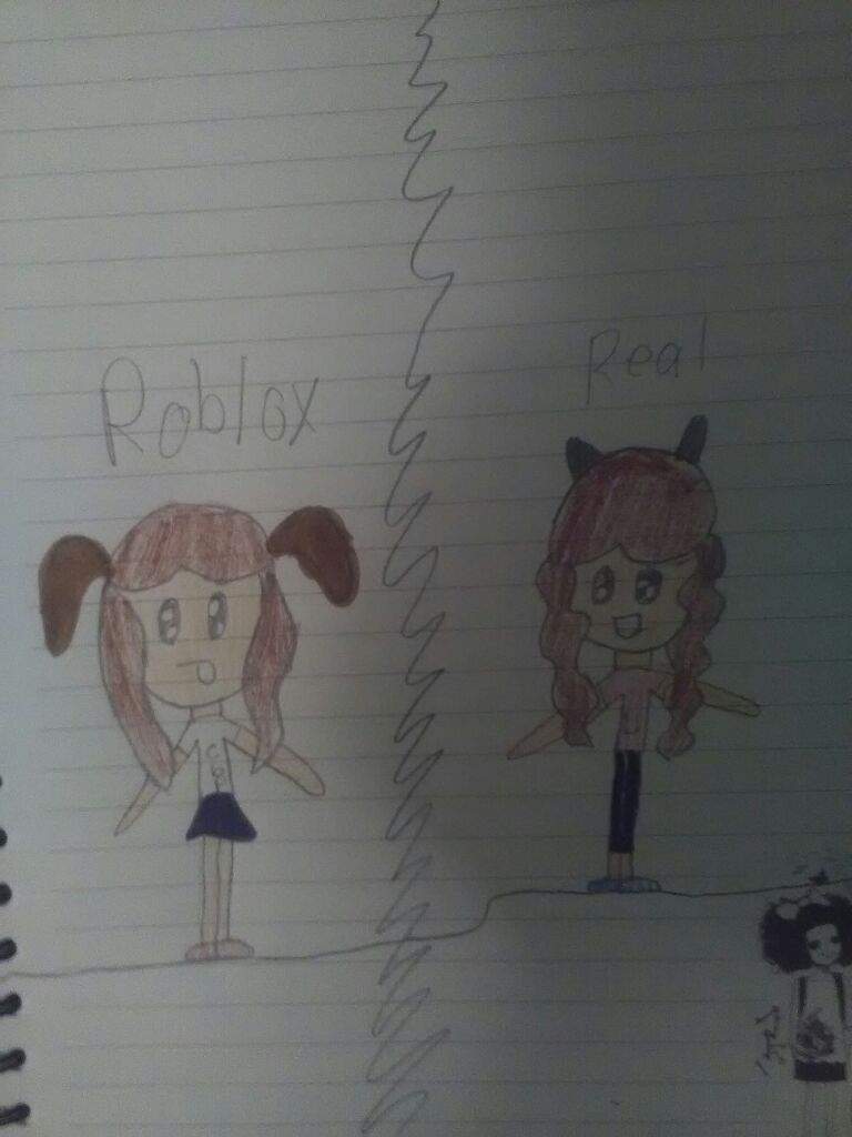 Roblox Vs Real Life Challenge Try Drawing Your Real Life