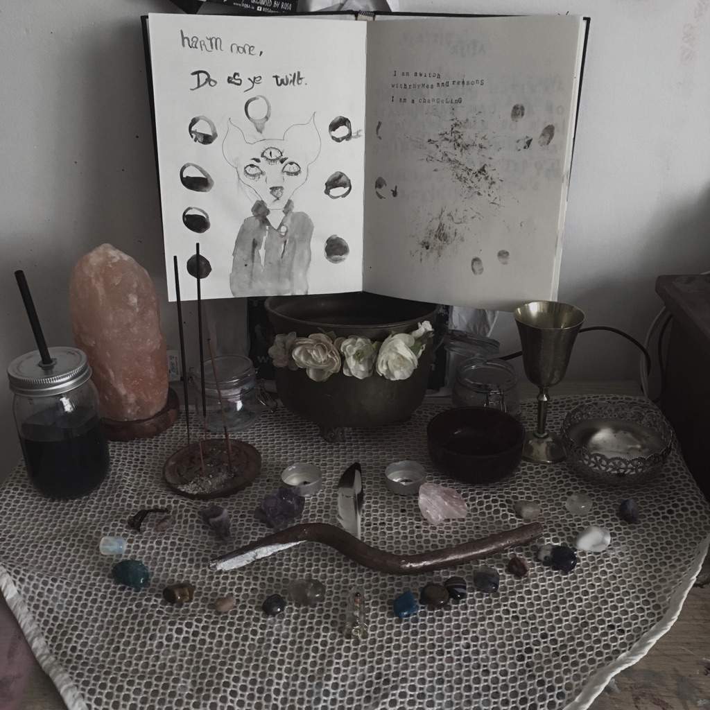 My Wiccan Altar Pagans Witches Amino