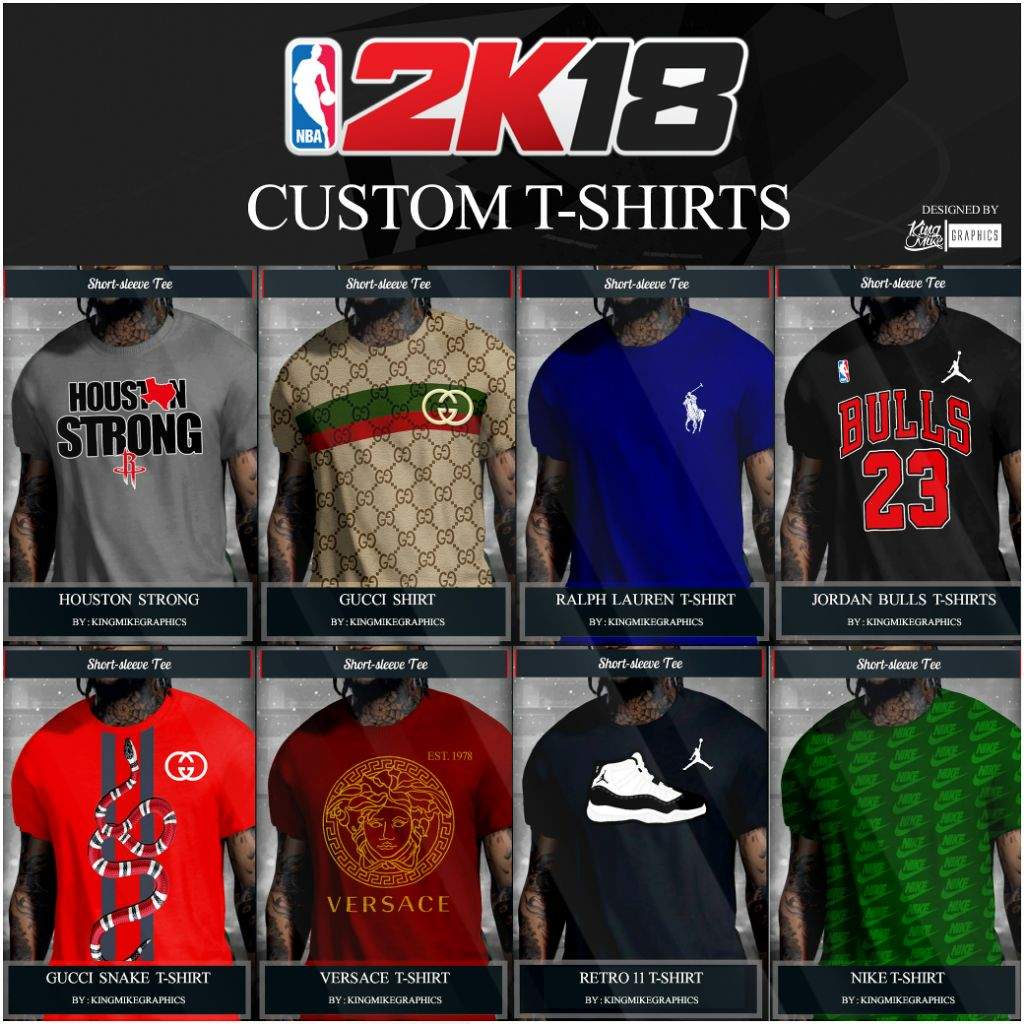 nba 2k18 custom jerseys