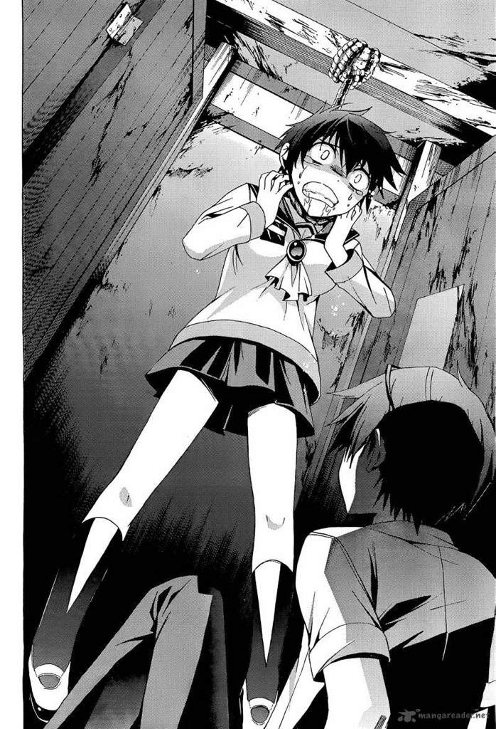 A manga similar to Elfen Lied or Corpse Party. 