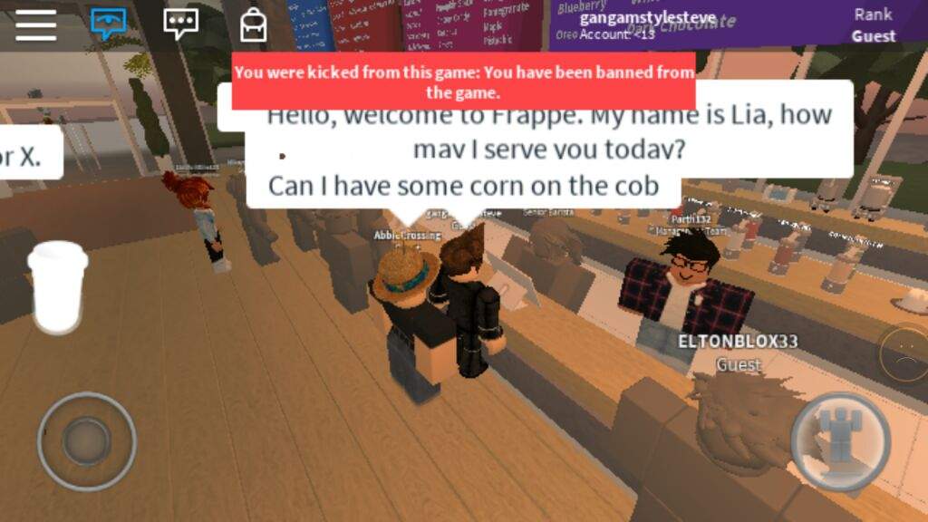 Banned From Frappe Roblox Amino - 