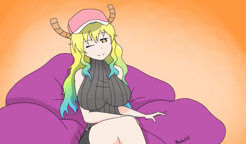 Heres Some Random Fanart And S Of My Wafiu Lucoa °miss Kobayashi S Dragon Maid° Amino