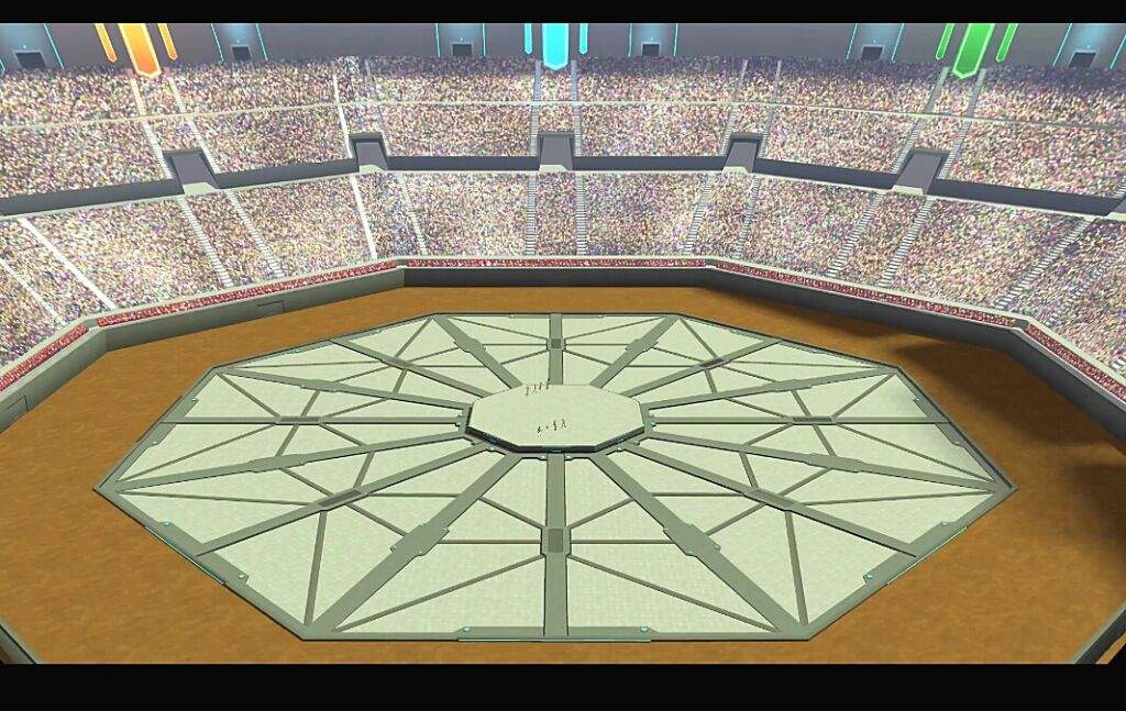 Images Of Anime Fighting Arena Background