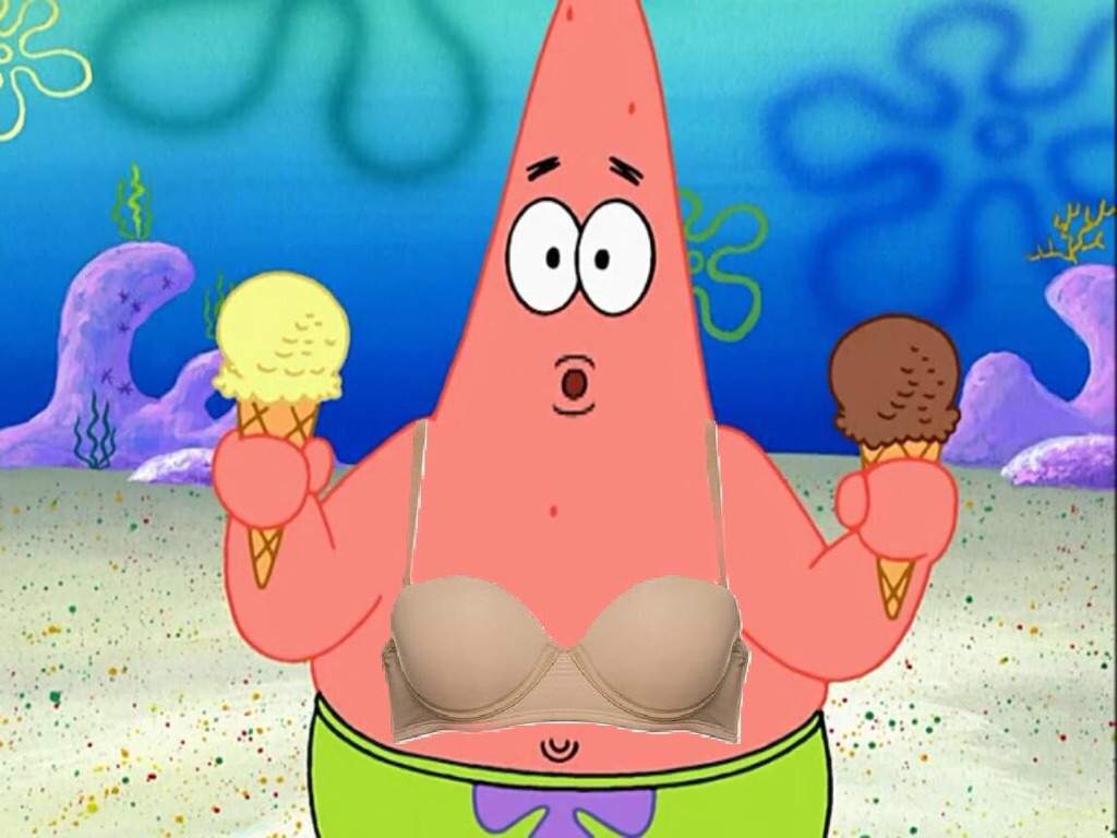Patrick star caught crossdressing "I was just experimenting" excl...