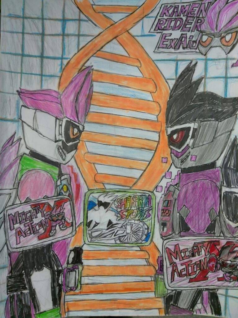 Kamen Rider Ex Aid Manga Cover Art Anime Amino