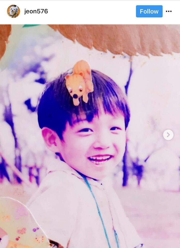 [170905] Jungkook childhood photo | ARMY's Amino