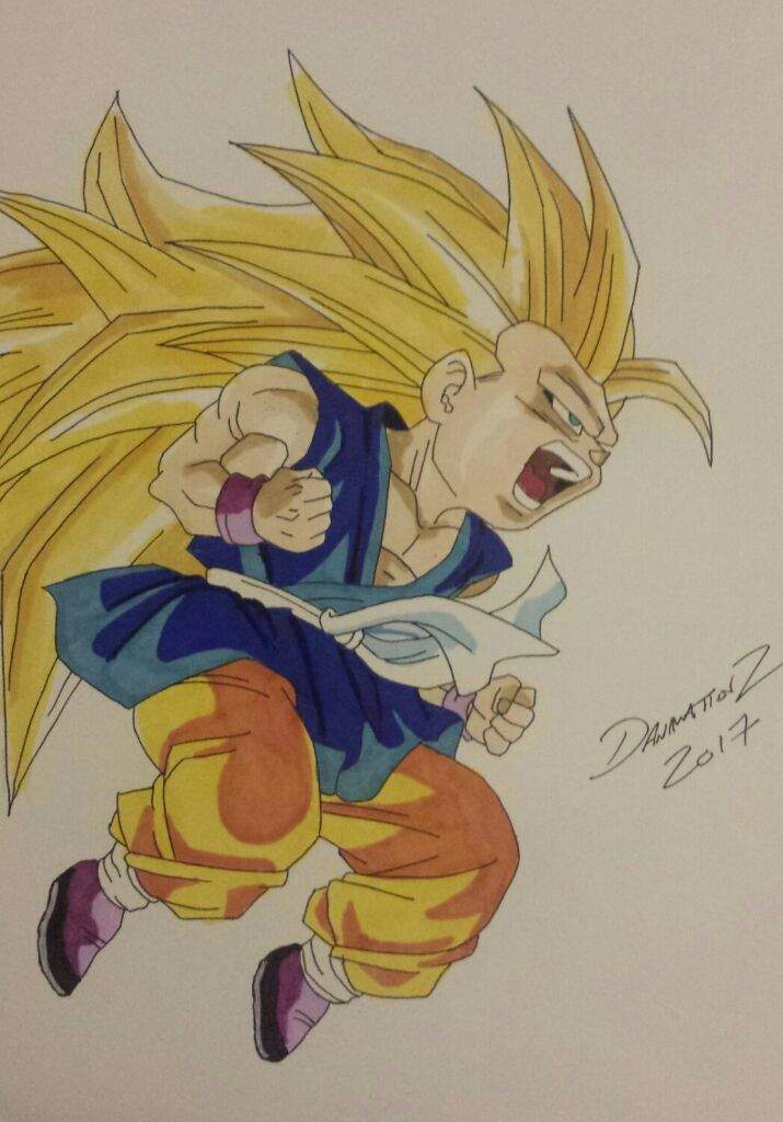 Kid Goku GT SSJ3 (Drawing) | DragonBallZ Amino