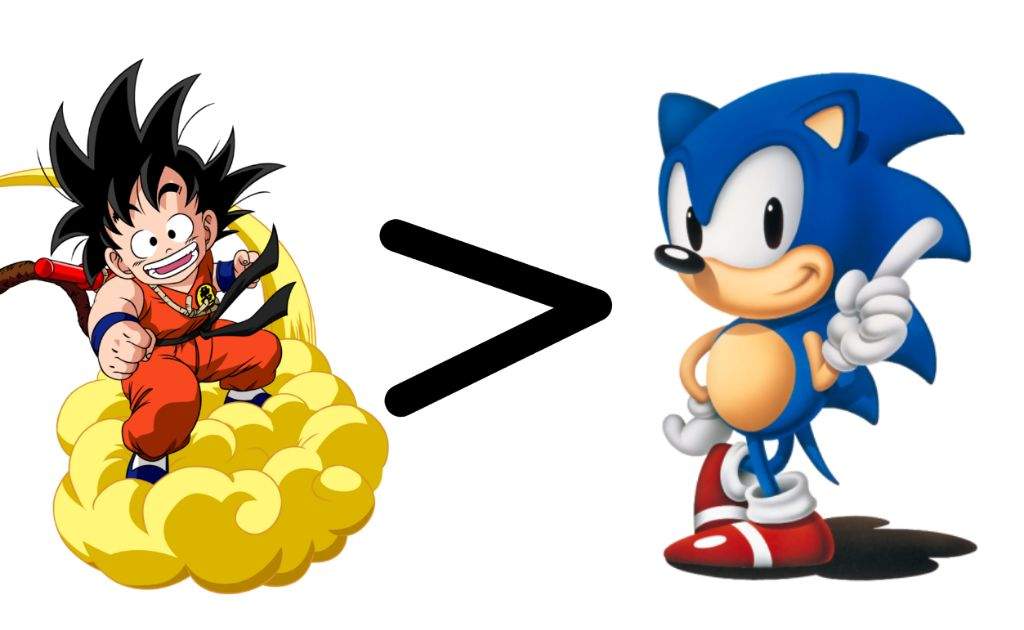 Goku Vs Sonic Drawing