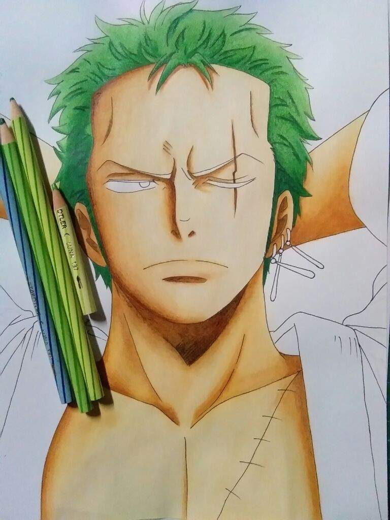 Roronoa Zoro's Portrait | One Piece Amino