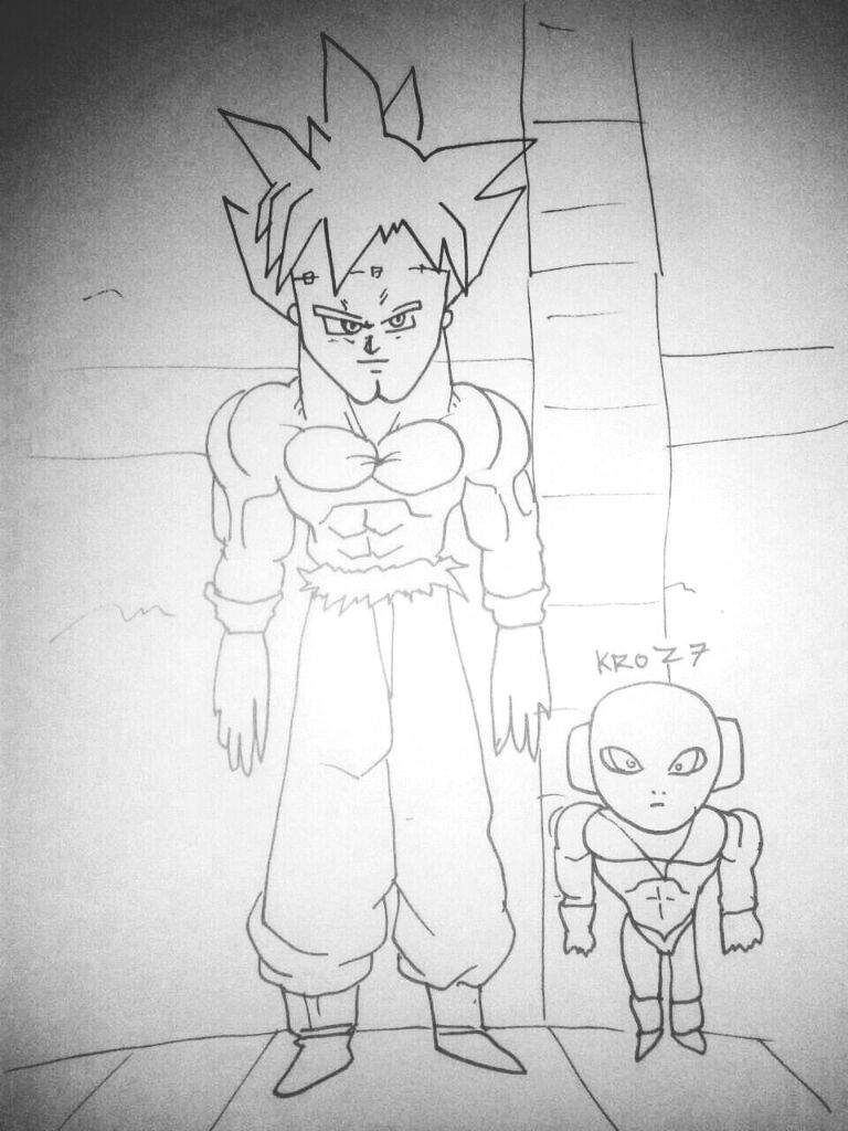 Goku y jiren Mi dibujo para el concurso de FanArt estoy dentro? | ⚡ Dragon  Ball Super Oficial⚡ Amino