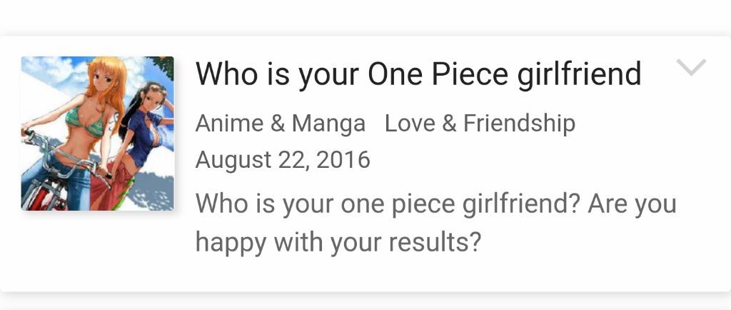 Anime Boyfriend Quiz Long Results