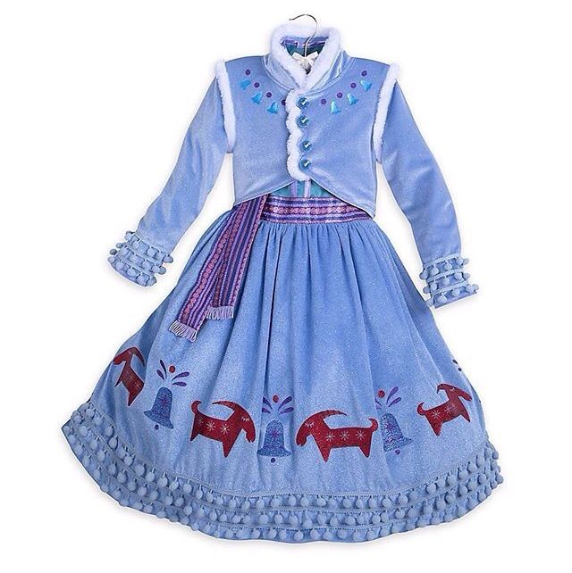 vestido elsa disney store