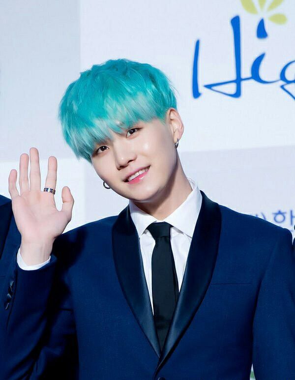 Suga Blue Hair Appreciation | ARMY's Amino