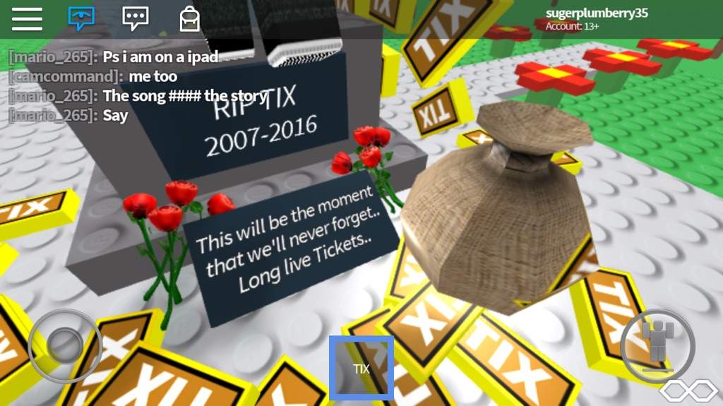 I Was At The Tixs Funeral I Miss Tix So Much Roblox Amino - roblox tix songs