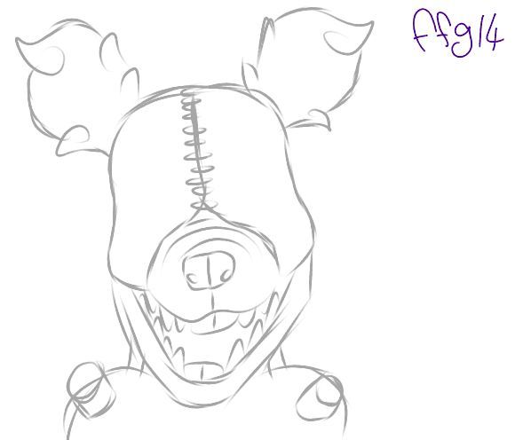 fnac monster rat new art style fnaf fan game drawing five sketching