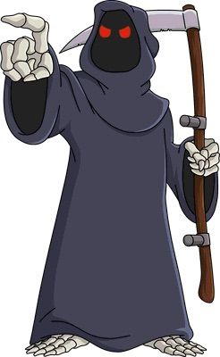 Grim Reaper Hood Cartoon