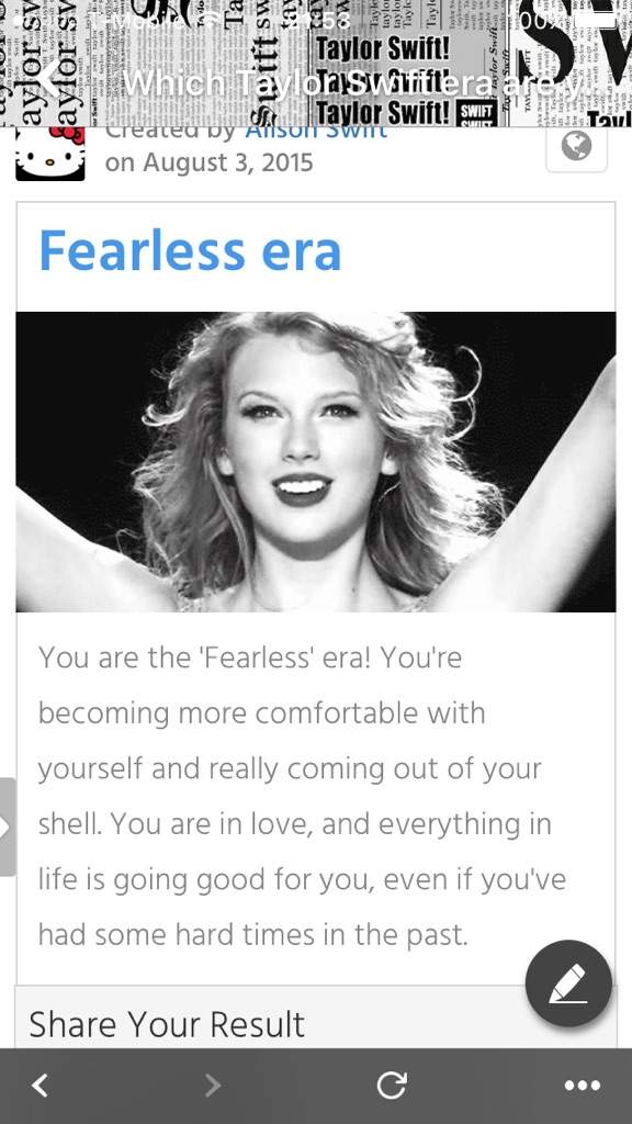 Which Taylor Swift era are you? Swifties Amino