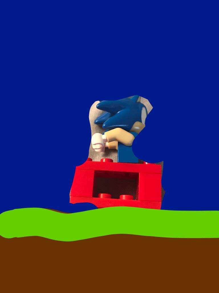lego sonic green hill zone