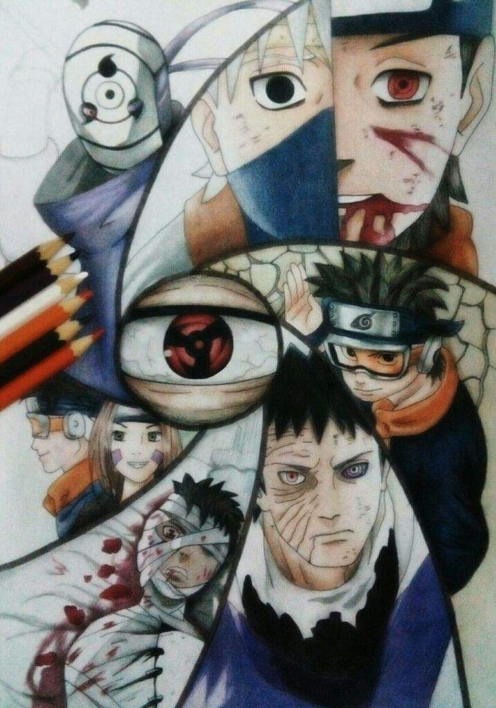 Dibujando a Obito Uchiha♥ | •Naruamino• Amino