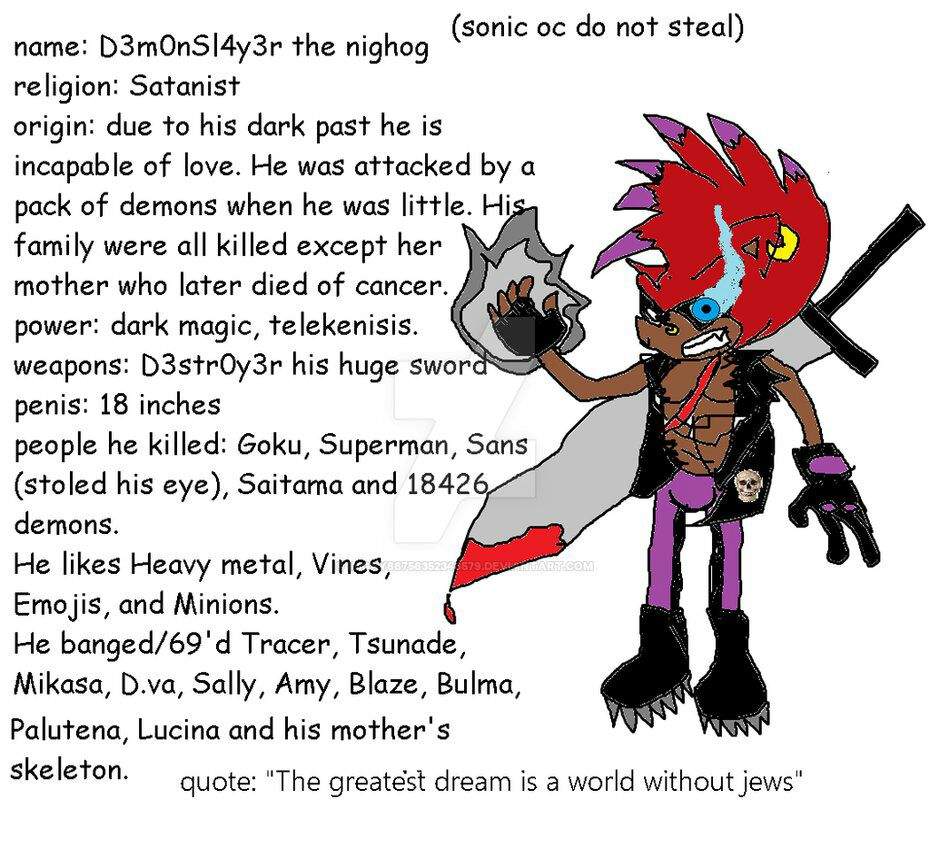 Edgy Sonic Oc Challenge Dank Memes Amino