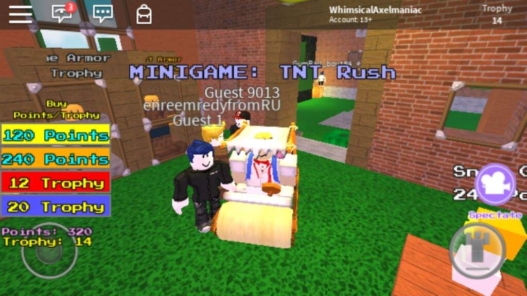 I Meet The The First Guest Ever Roblox Amino - tnt rush roblox
