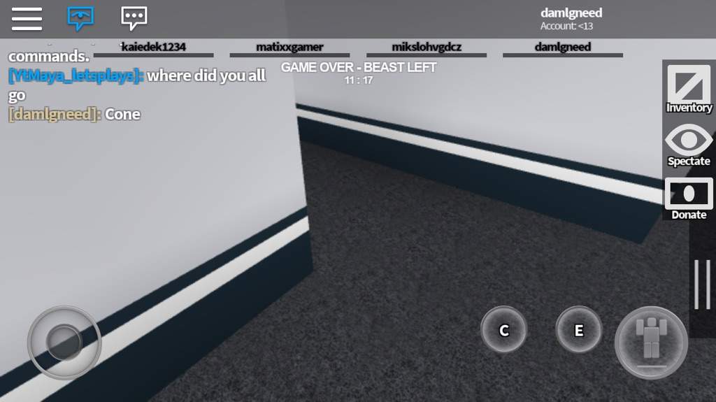 Playing A Roynd Of Flee The Facility Roblox Amino - epic minigames1 dam plays roblox amino