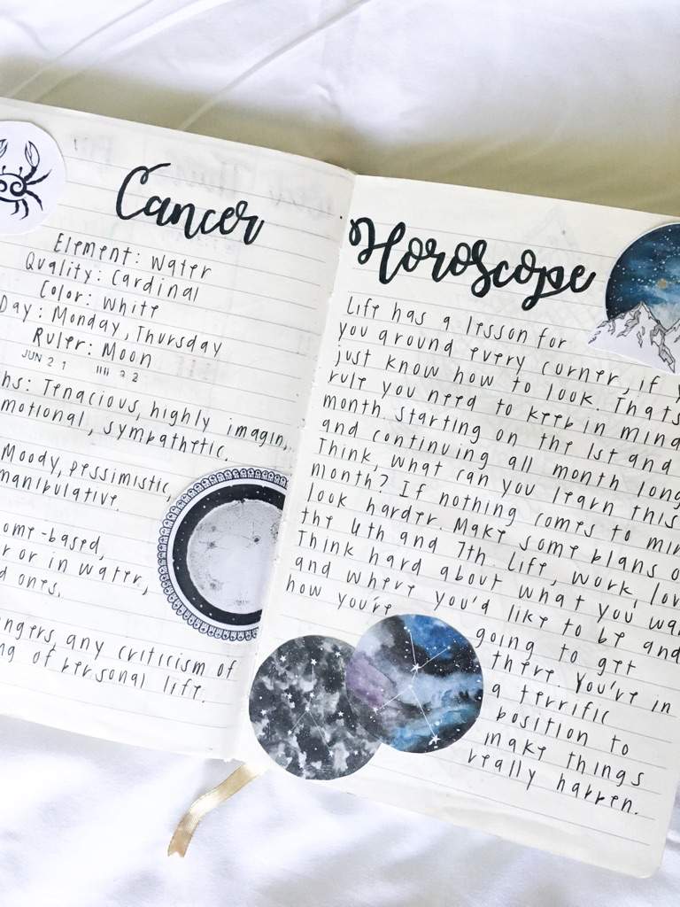 Cancer Horoscope | Bullet Journal Amino